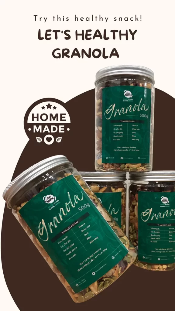 Granola của Let's Healthy Store
